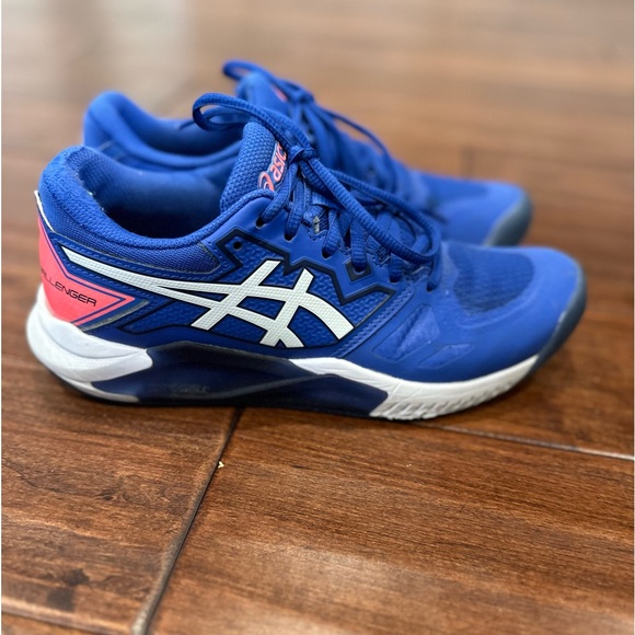 ASICS Gel-Challenger 13 Tennis/Pickleball Shoes - Electric Blue/White - Picture 4 of 6